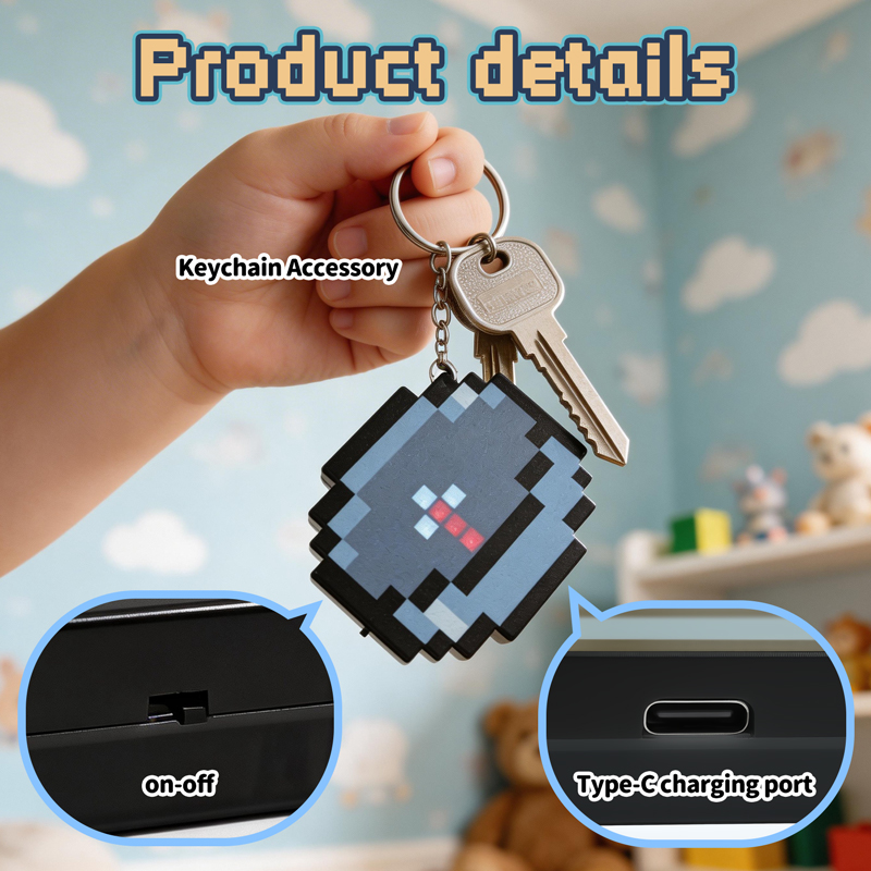 Gaming Accessories For 8 Year Old - 2026 YENİ Şarj Edilebilir Piksel Pusula
