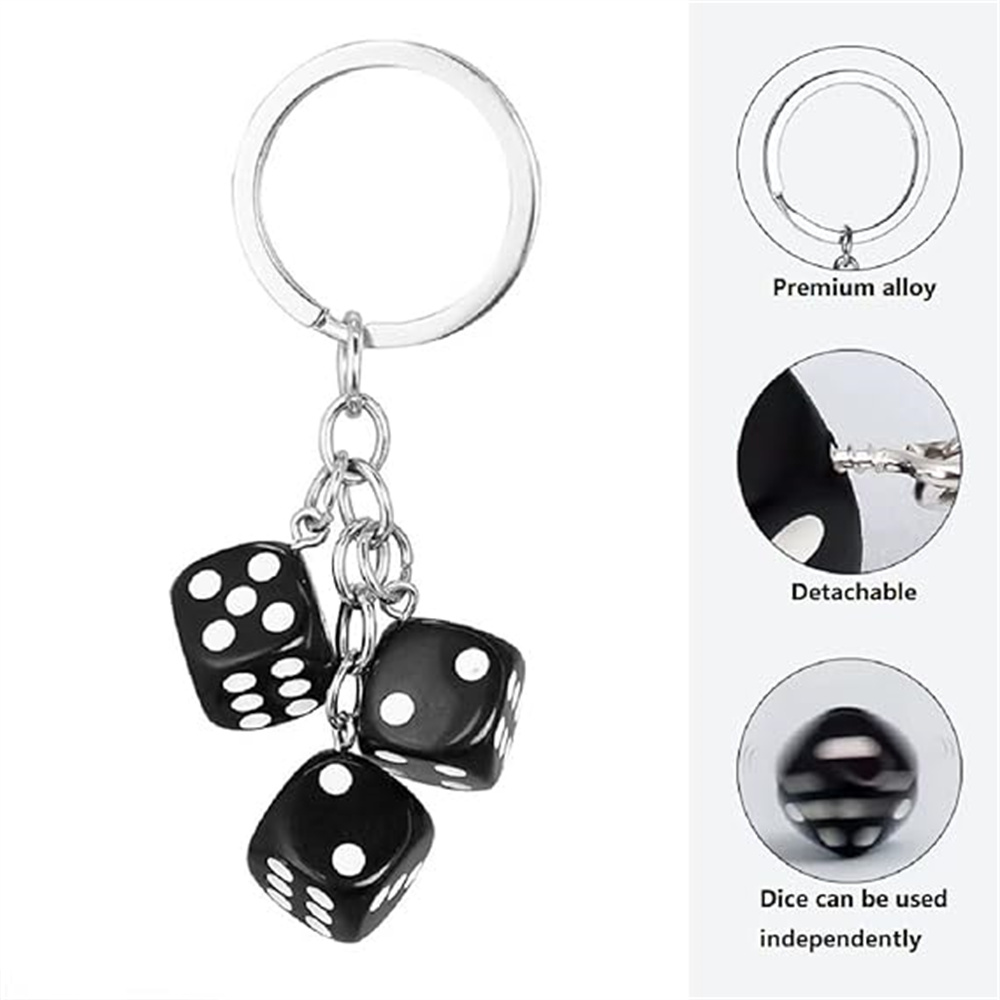 Sevimli 3D zar anahtarlık oyun - Gaming Accessories Men incelemesi ve fiyatı