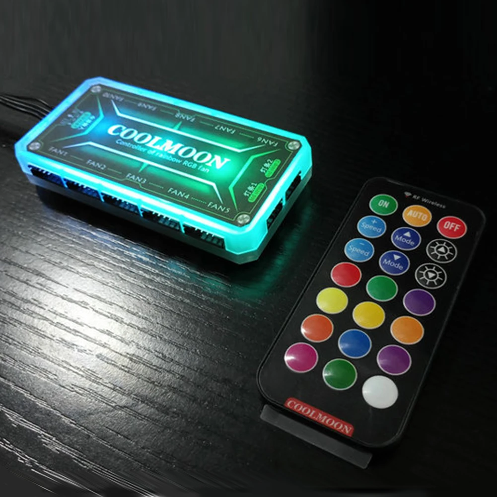COOLMOON RGB denetleyici 12V 5 - Fan Hub Rgb Controller incelemesi ve fiyatı