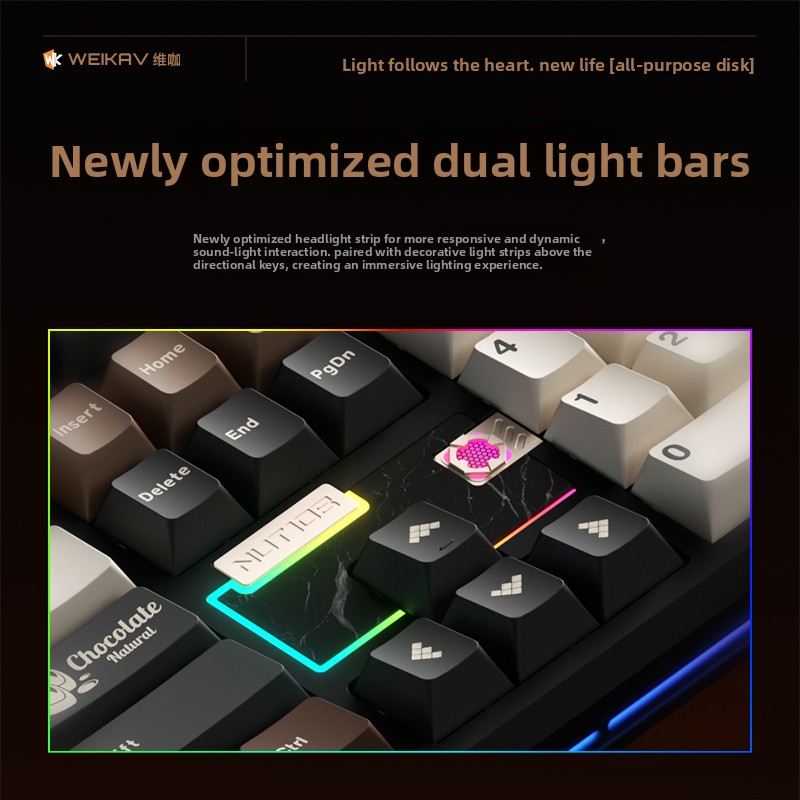 WEIKAV NUT108 Mekanik Klavye A - Gaming Accessories Kit incelemesi ve fiyatı