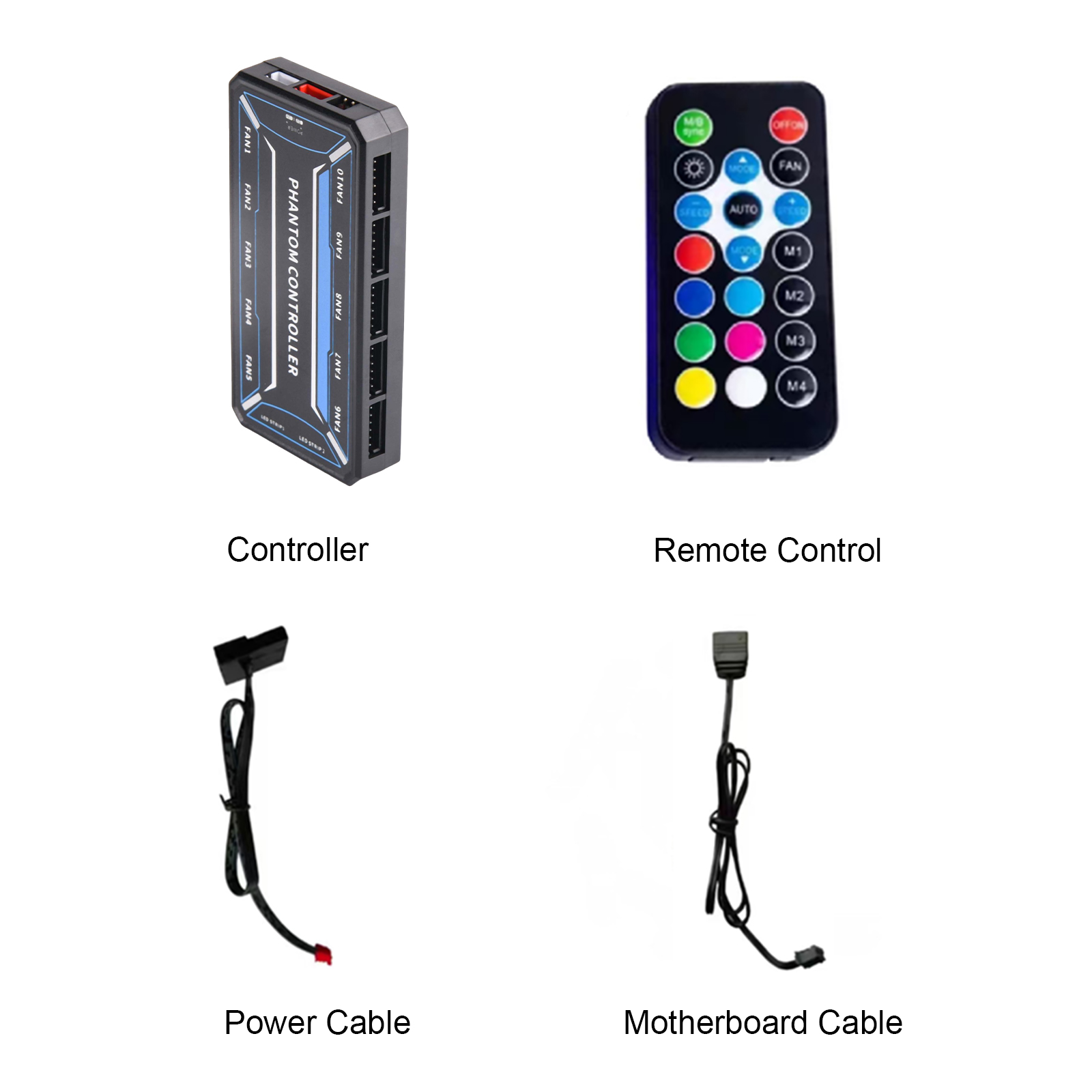 6Pin 10-Port PC Kasa Fanı Spli - Fan Hub Rgb Controller incelemesi ve fiyatı