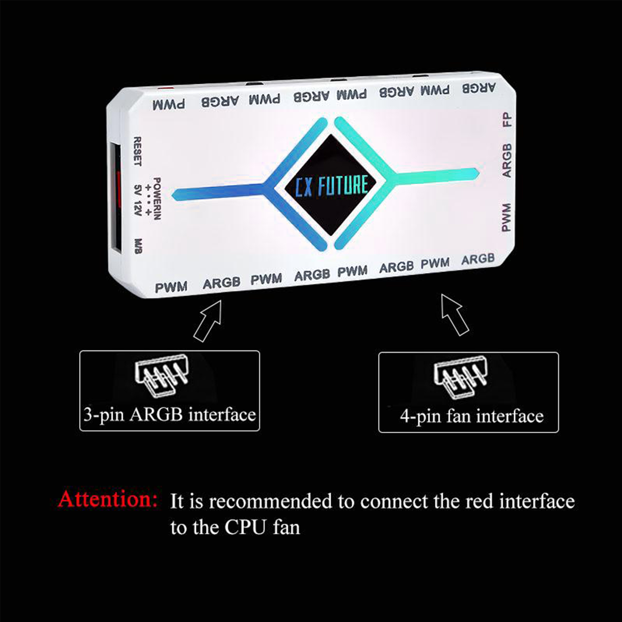 PC ARGB Kasa Fan Kontrol Cihaz - Fan Hub Rgb Controller incelemesi ve fiyatı
