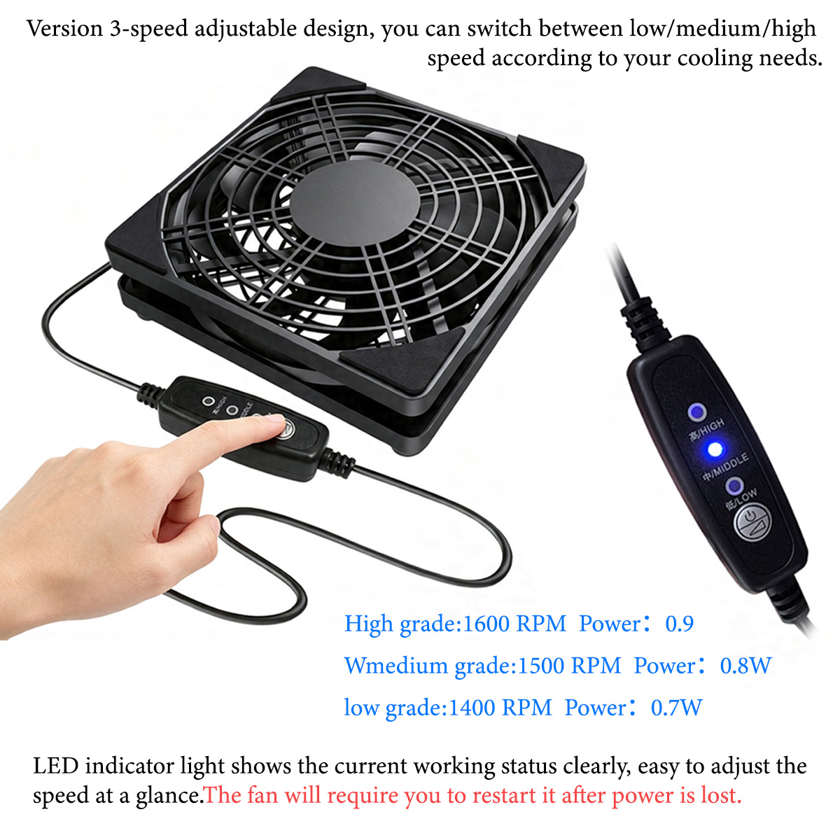 USB Arayüzlü 3 Hızlı Ayarlanab - Fan Hub Rgb Controller incelemesi ve fiyatı
