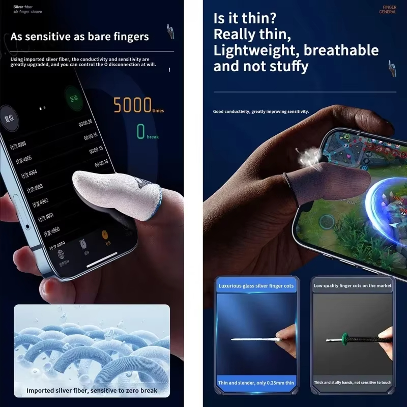 4 Adet Mobil Oyun Parmak Ucu E - Gaming Accessories For Mobile incelemesi ve fiyatı